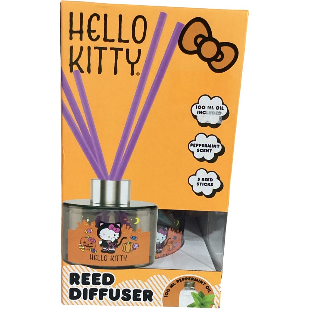 Hello Kitty Halloween Reed Diffuser Peppermint Scented Oil NWT SEALED